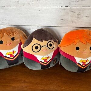 Squishmallows Harry Potter Trio - Harry, Ron and Hermione